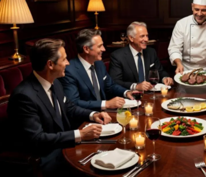Table-side dining and cocktails beside a refined poker table at Blindsand Brasserie